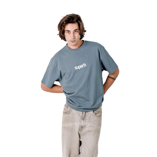 Herren Oversized Baumwoll Kurzarm T-Shirt Little Core Puffy SPRB3500 - Image 6