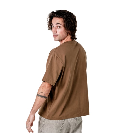 Herren Übergroßes Baumwoll-Kurzarm-T-Shirt Little Core Puffy SPRB3500 - Image 3