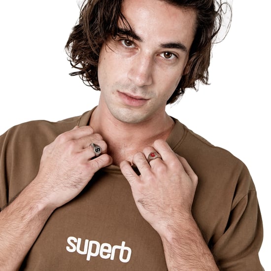 Herren Übergroßes Baumwoll-Kurzarm-T-Shirt Little Core Puffy SPRB3500 - Image 5