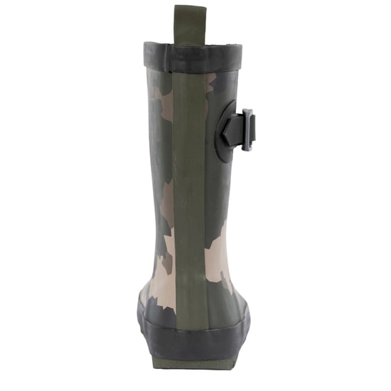 Trespass - Kinder Gummistiefel "Puddle" (Grün/Braun/Schwarz Tarnmuster) - Image 2