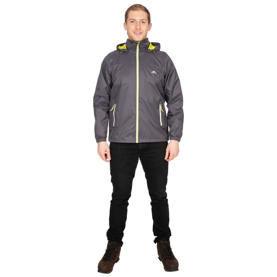 Trespass Herren Briar wasserdichte Jacke (Carbon) - Image 6