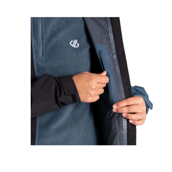 Dare 2B - "Traversing" Jacke, wasserfest für Damen (Schwarz/Orion-Blau) - Image 3
