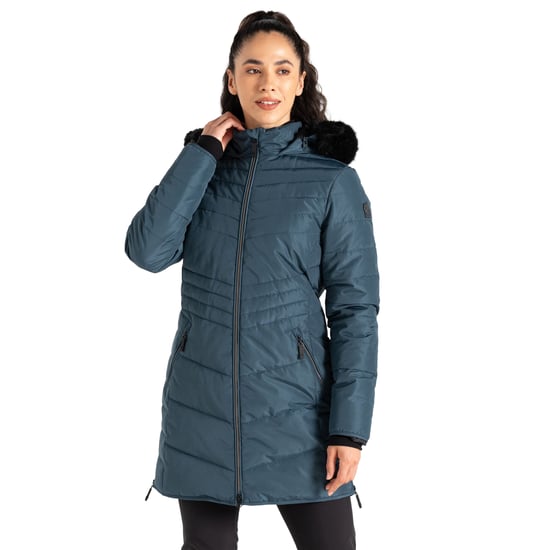 Dare 2B - "Striking IIII" Steppjacke Midi-Länge für Damen (Oriongrau) - Image 4