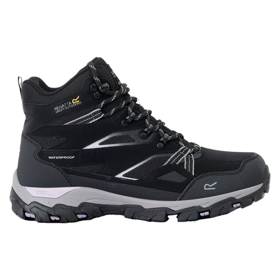 Regatta - Damen Wanderstiefel "Holcombe III" (Schwarz/Violetter Salbei) - Image 1