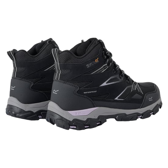 Regatta - Damen Wanderstiefel "Holcombe III" (Schwarz/Violetter Salbei) - Image 2