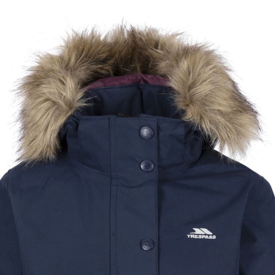 Trespass Girls Astound TP50 Wasserdichte Jacke (Marine) - Image 3