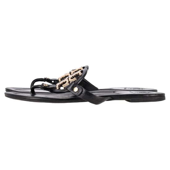 Tory Burch Miller Weiche Sandalen aus schwarzem Leder - Image 4