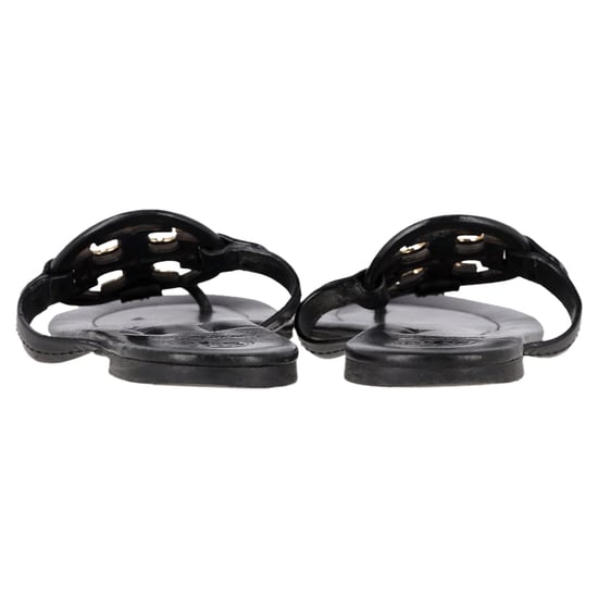 Tory Burch Miller Weiche Sandalen aus schwarzem Leder - Image 5