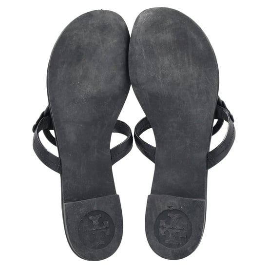 Tory Burch Miller Weiche Sandalen aus schwarzem Leder - Image 6