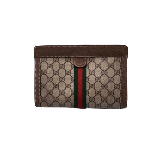 Gucci Vintage Stoff-Clutch Ophidia - Image 3