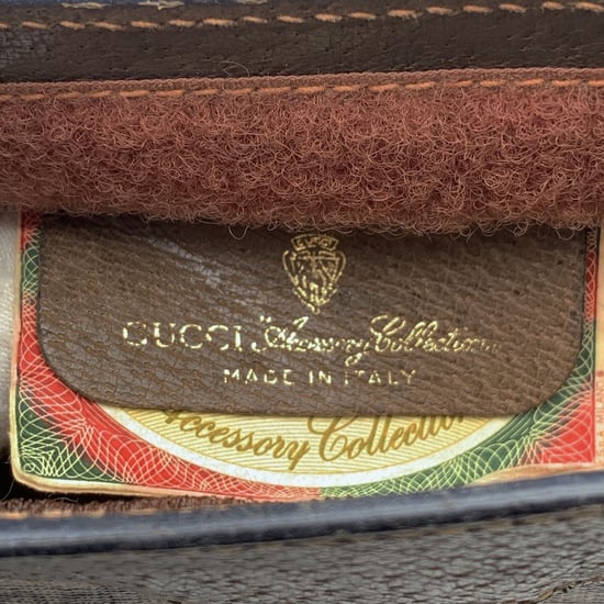 Gucci Vintage Stoff-Clutch Ophidia - Image 6