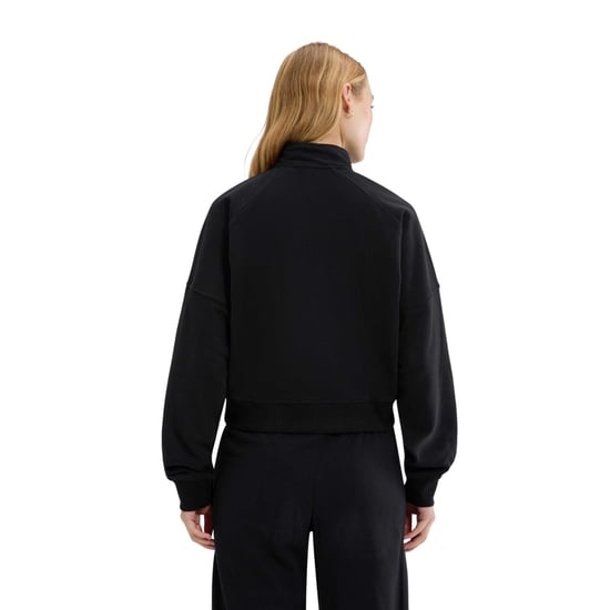 Ellesse - "Carrera" Sweatshirt für Damen, mit kurzem Reißverschluss (Schwarz) - Image 2