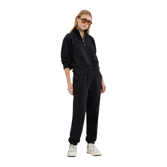 Ellesse - "Carrera" Sweatshirt für Damen, mit kurzem Reißverschluss (Schwarz) - Image 4