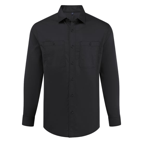 Premier - "Utility 2.0" Hemd für Herren/Damen Unisex (Schwarz) - Image 1