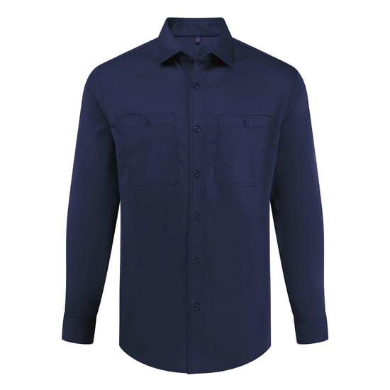 Premier - "Utility 2.0" Hemd für Herren/Damen Unisex (Marine) - Image 1
