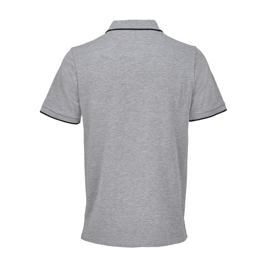 SOLS - "Palermo" Poloshirt für Herren/Damen Unisex (Grau meliert/Dunkelblau) - Image 2