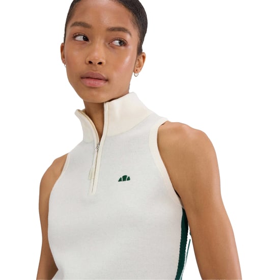 Ellesse - "Surista" Oberteil für Damen, mit kurzem Reißverschluss (Naturweiß) - Image 3