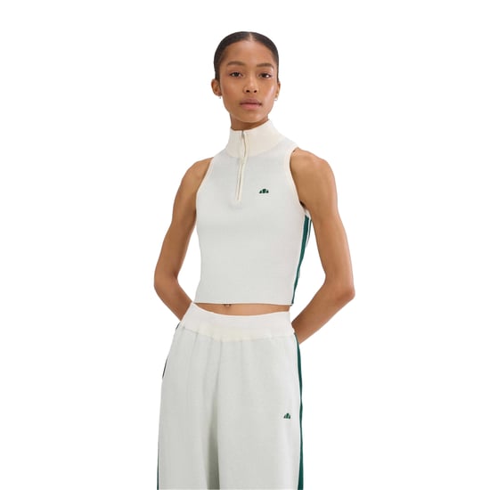 Ellesse - "Surista" Oberteil für Damen, mit kurzem Reißverschluss (Naturweiß) - Image 4