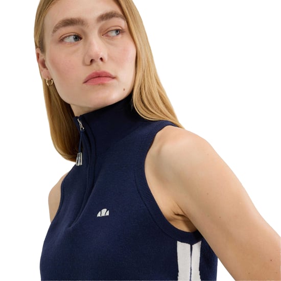 Ellesse - "Surista" Oberteil für Damen, mit kurzem Reißverschluss (Marine) - Image 3