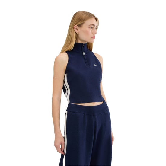 Ellesse - "Surista" Oberteil für Damen, mit kurzem Reißverschluss (Marine) - Image 4