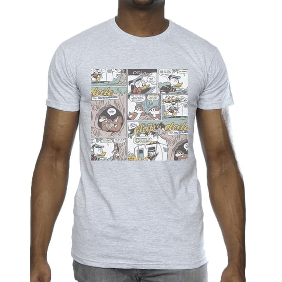 Disney - "Chip 'n Dale" T-Shirt für Herren (Grau) - Image 3