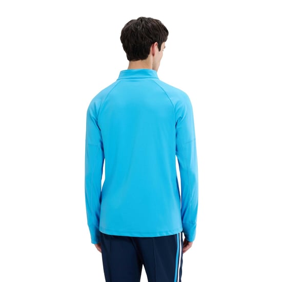 Ellesse - "Musica" T-Shirt für Herren, mit kurzem Reißverschluss, Langärmlig (Blau) - Image 2