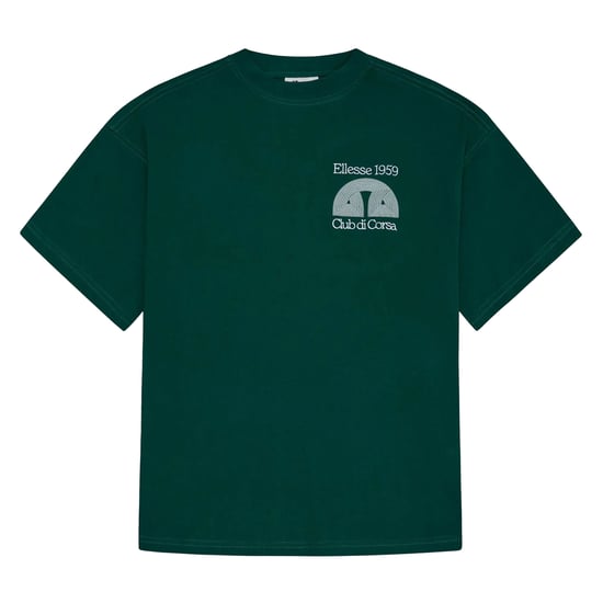 Ellesse - "Club Di Corsa" T-Shirt für Herren (Dunkelgrün) - Image 1