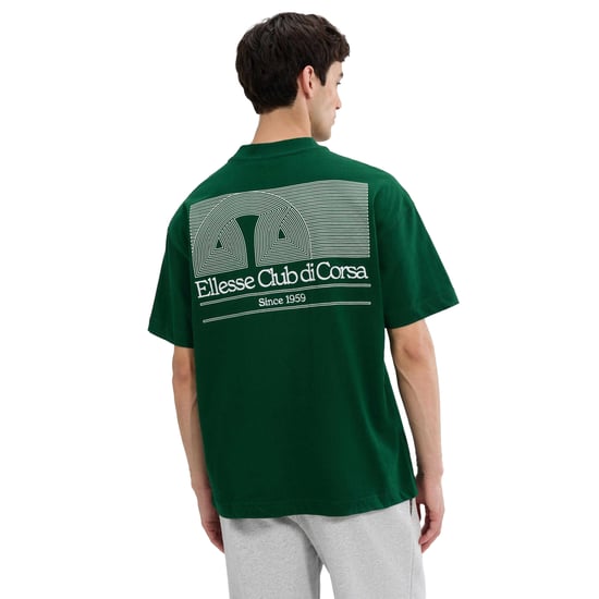 Ellesse - "Club Di Corsa" T-Shirt für Herren (Dunkelgrün) - Image 3