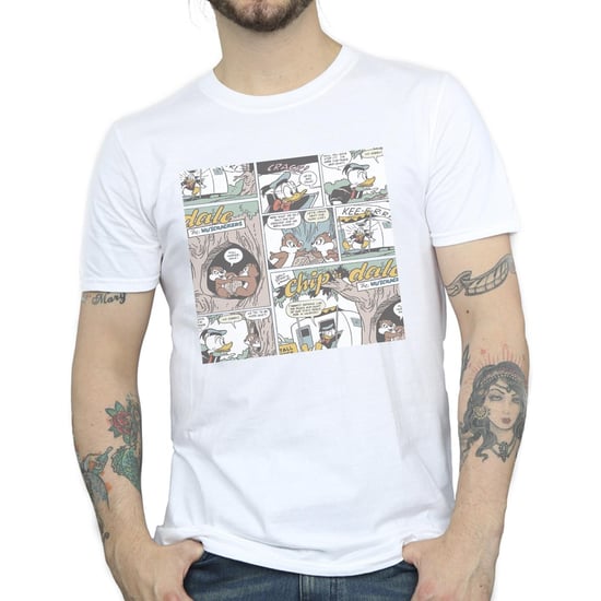 Disney - "Chip 'n Dale" T-Shirt für Herren (Weiß) - Image 3