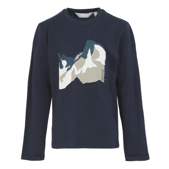 Regatta - "Wenbie III" T-Shirt für Kinder Langärmlig (Marineblau) - Image 1