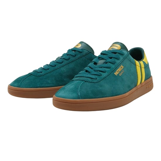 Patrick - "Monaco" Sneaker für Herren, Wildleder, Cupsohle (Grün/Gelb) - Image 3