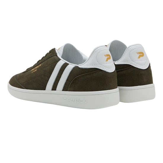 Patrick - "Lyon" Sneaker für Herren, Wildleder, Cupsohle (Oliv/Weiß) - Image 2