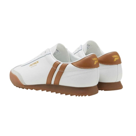 Patrick - "Bergan" Sneaker für Herren, Leder (Weiß/Hellbraun) - Image 2