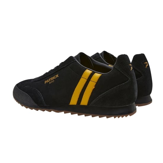 Patrick - "Rio" Sneaker für Herren, Wildleder (Schwarz/Gelb) - Image 2