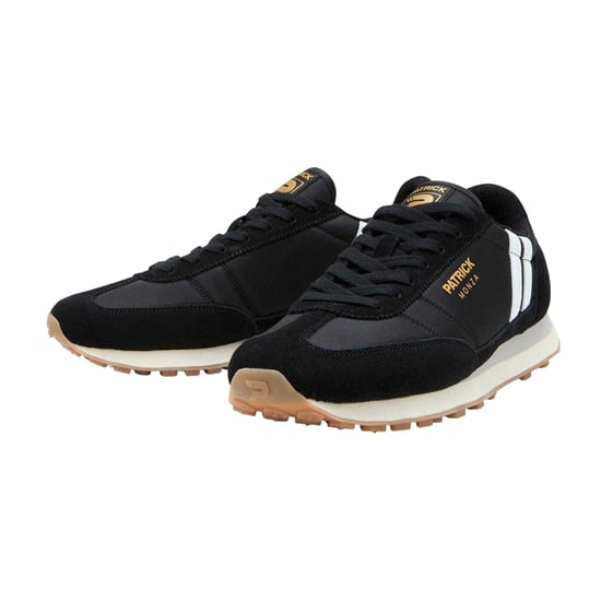 Patrick - "Monza" Sneaker für Herren, Wildleder (Schwarz/Weiß) - Image 1