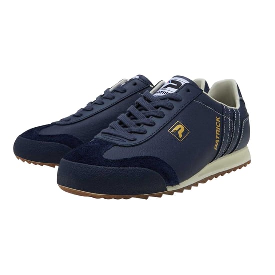 Patrick - "Liverpool" Sneaker für Herren, Leder (Marine/Naturweiß) - Image 1