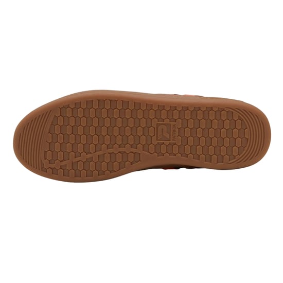 Patrick - "Monaco" Sneaker für Herren, Wildleder, Cupsohle (Schwarz/Orange) - Image 4