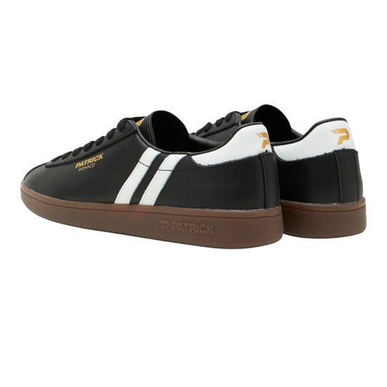 Patrick - "Monaco" Sneaker für Herren, Wildleder, Cupsohle (Schwarz/Weiß/dunkeles Gummi) - Image 2