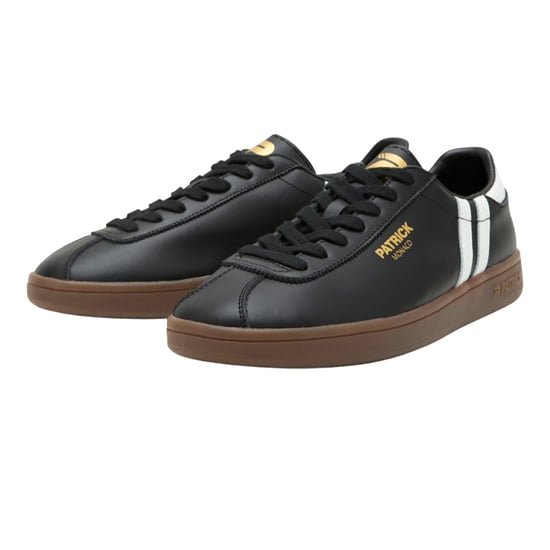 Patrick - "Monaco" Sneaker für Herren, Wildleder, Cupsohle (Schwarz/Weiß/dunkeles Gummi) - Image 3