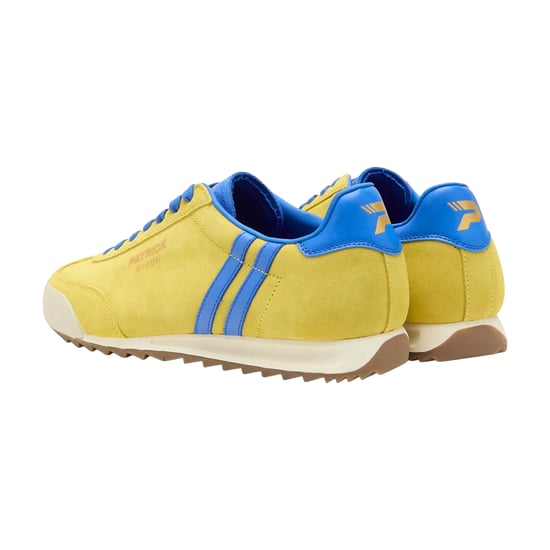 Patrick - "Dijon" Sneaker für Herren, Wildleder (Gelb/Königsblau) - Image 2