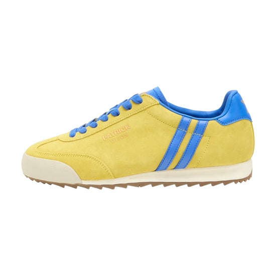 Patrick - "Dijon" Sneaker für Herren, Wildleder (Gelb/Königsblau) - Image 3