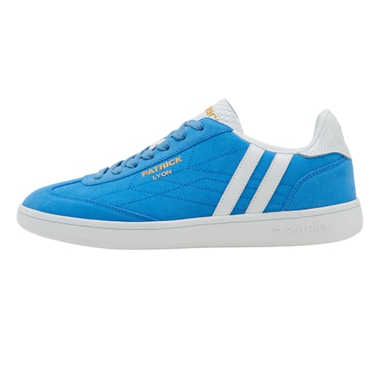 Patrick - "Lyon" Sneaker für Herren, Wildleder, Cupsohle (Blau/Weiß) - Image 1