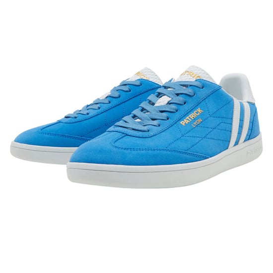 Patrick - "Lyon" Sneaker für Herren, Wildleder, Cupsohle (Blau/Weiß) - Image 3