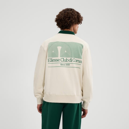 Ellesse - "Club Di Corsa" Sweatshirt für Herren (Naturweiß) - Image 5