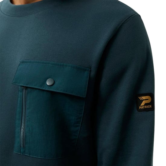 Patrick - "Archie" Sweatshirt für Herren, Rundhalsausschnitt (Dunkelblau) - Image 3