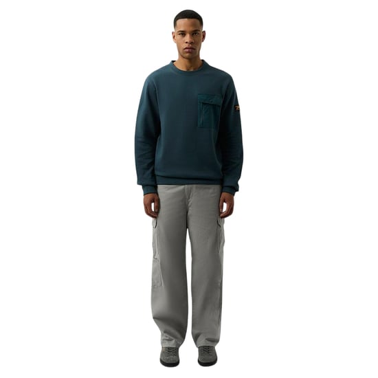 Patrick - "Archie" Sweatshirt für Herren, Rundhalsausschnitt (Dunkelblau) - Image 4