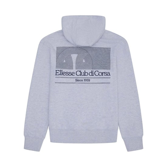 Ellesse - "Club Di Corsa" Kapuzenpullover für Herren (Hellgrau) - Image 2