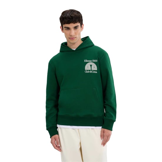 Ellesse - "Club Di Corsa" Kapuzenpullover für Herren (Dunkelgrün) - Image 3