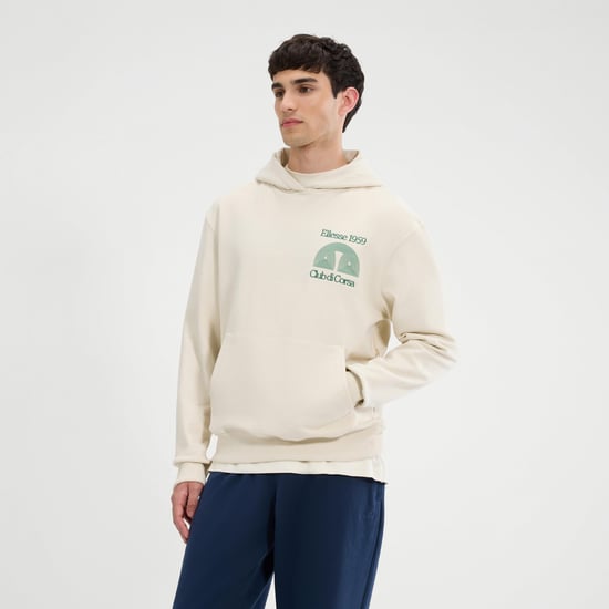 Ellesse - "Club Di Corsa" Kapuzenpullover für Herren (Naturweiß) - Image 2