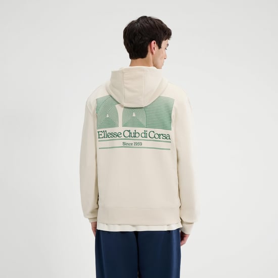 Ellesse - "Club Di Corsa" Kapuzenpullover für Herren (Naturweiß) - Image 5
